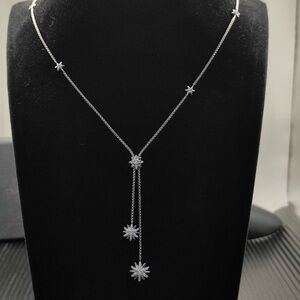 David Yurman Silver Starburst Necklace